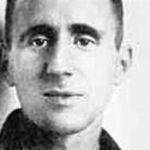 Bertold Brecht, dramaturge et poète Allemand