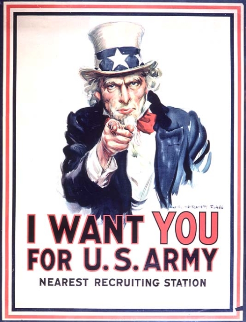 James Montgomery Flagg, Oncle Sam, I want You For the US Army