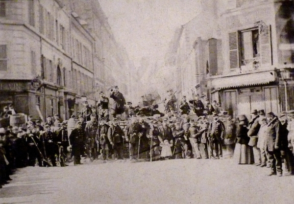 Commune de Paris, barricade de la rue Saint-Sébastien