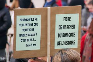 Lyon Manifestation Mariage pour tous