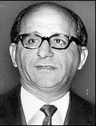 Sam Giancana, mafieux Américian d'origine Sicilienne, patron de l'Outfit de Chicago